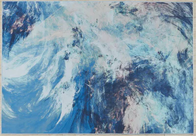 Covor Heinner cu print digital 3D 70x140 cm Galaxy