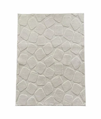 Covor, model in relief,Stone,200x300 Crem