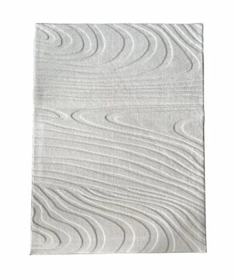 Covor, model in relief,Wave,200x300 Crem