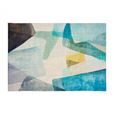 Covor printat, FOREST 160x230 cm, lavabil cu spate antialunecare, inaltime fir 3mm