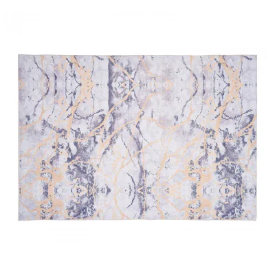 Covor printat, HAGA 160x230 cm, lavabil cu spate antialunecare, inaltime fir 3mm