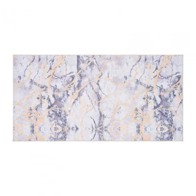 Covor printat, HAGA 70x140 cm, lavabil cu spate antialunecare, inaltime fir 3mm