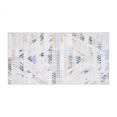 Covor printat, MABO 70x140 cm, lavabil cu spate antialunecare, inaltime fir 3mm