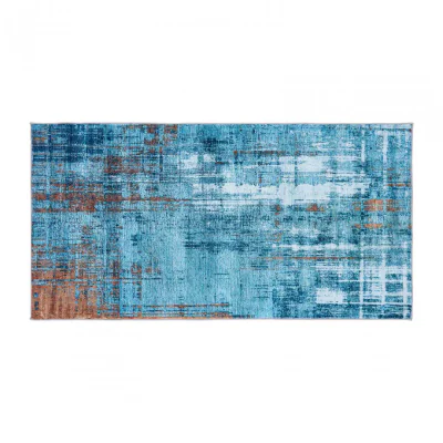 Covor printat, MIST 70x140 cm, lavabil cu spate antialunecare, inaltime fir 3mm