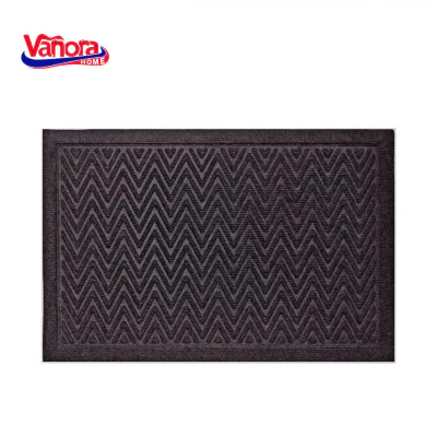 COVORAS INTRARE 40X60 CM TEXTIL+CAUCIUC, CLASSIC NEGRU