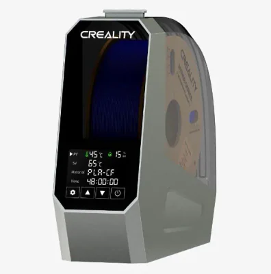 CREALITY 3D SPACE PI FILAMENT DRYER, dimensiuni: 300x200x100mm, 145W, Control temperatura : 45°C-70°C, Durata incalzire: 0-48h, Diametru filament compatibil: 1.75mm/2.85mm.Recomandat pentru: PLA, TPU, PP, ABS, ASA, PETG, PC, PET, PLA-CF, PETG-CF, PA-