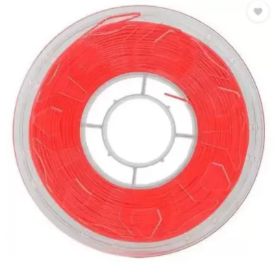 CREALITY CR PLA 3D Printer Filament, fluorescent red, 1KG, Printing temperature: 190-220, Filament diameter: 1.75mm, Tensile strength: 60MPa, Size of filament wheel: Diameter 200mm, height 66mm, hole diameter 56mm. Utilizare: pana la 6 luni de la des