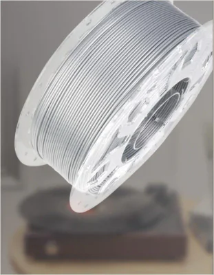 CREALITY CR PLA 3D Printer Filament, ivory white, 1KG, Printing temperature: 190-220, Filament diameter: 1.75mm, Tensile strength: 60MPa, Size of filament wheel: Diameter 200mm, height 66mm, hole diameter 56mm. Utilizare: pana la 6 luni de la deschid