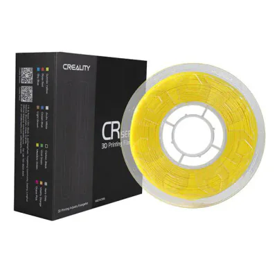 CREALITY CR PLA 3D Printer Filament, yellow, 1KG, Printing temperature: 190-220, Filament diameter: 1.75mm, Tensile strength: 60MPa, Size of filament wheel: Diameter 200mm, height 66mm, hole diameter 56mm. Utilizare: pana la 6 luni de la deschiderea 