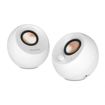 CREATIVE PEBBLE PRO 2.0 Speakers - white "51MF1710AA003"