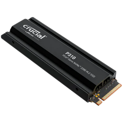Crucial P310 1TB PCIe Gen4 2280 NVMe M.2 SSD with heatsink "CT1000P310SSD5"