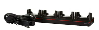 CT40 non-booted charger. Kit includes 4 bay charger, power supply,must order power cord separately. For recharging upto 4 computers only.