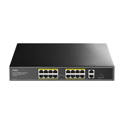 Cudy FS1018PS1, Fast Ethernet (10/100), Power over Ethernet (PoE), Rack mounting