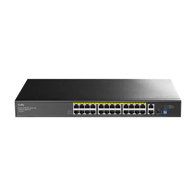 Cudy FS1026PS1, Unmanaged, Gigabit Ethernet (10/100/1000), Power over Ethernet (PoE), Rack mounting