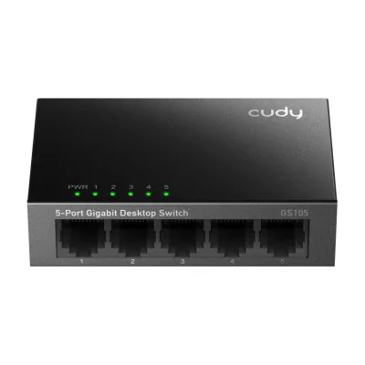 Cudy GS105, Unmanaged, Gigabit Ethernet (10/100/1000), Full duplex