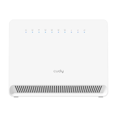 Cudy LT400E, Wi-Fi 4 (802.11n), Single-band (2.4 GHz), Ethernet LAN, 4G, White, Tabletop router