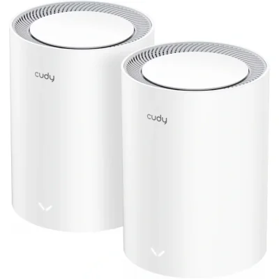 Cudy M3600, White, Internal, Mesh system, Status, System, 200 m², Dual-band (2.4 GHz / 5 GHz)