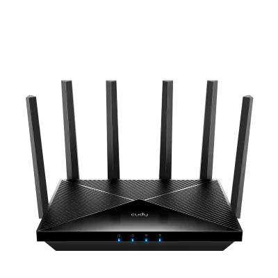 CUDY Router BE6500 2.5G Dual Band Wi-Fi 7, Chipset Broadcom, standard 802.11be/ax/ac/a/b/g/n, 5764Mbps la 5GHz + 688Mbps la 2.4GHz, 1 x 2.5Gbps WAN Port, 4 x porturi 10/100/1000Mbps, 6 x 5dBi antene fixe, WiFi router/AP/ Repeater/WISP Mode, PPTP/L2TP