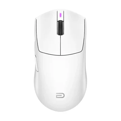 Cudy Tri-Mode Lightweight Wireless Mouse, MS9890 1.0, Ambidextrous, Optical, RF Wireless + Bluetooth + USB Type-C, 3200 DPI, White