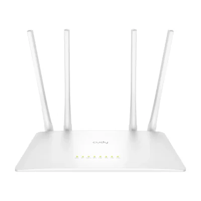 Cudy WR1200, Wi-Fi 5 (802.11ac), Dual-band (2.4 GHz / 5 GHz), Ethernet LAN, White, Tabletop router
