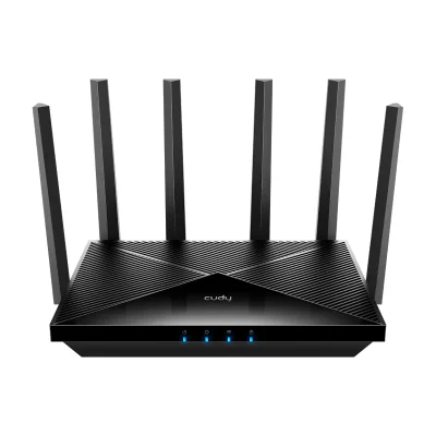 Cudy WR6500H, Wi-Fi 7 (802.11be), Dual-band (2.4 GHz / 5 GHz), Ethernet LAN, Black, Tabletop router