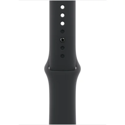 Curea Apple Sport Band 46 mm pentru Apple Watch 44/45/46/49 mm, Black, S/M
