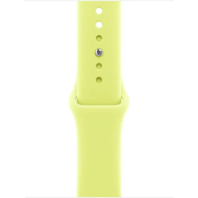 Curea Apple Sport Band 40 mm pentru Apple Watch 38/40/41/42 mm, Neon Yellow, S/M