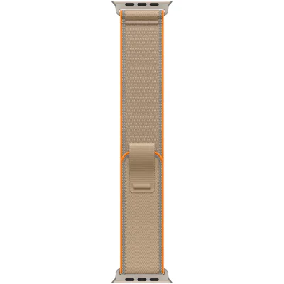 Curea Apple Trail Loop pentru Apple Watch Ultra 49 mm, Sand, M/L, cataramă Natural Titanium