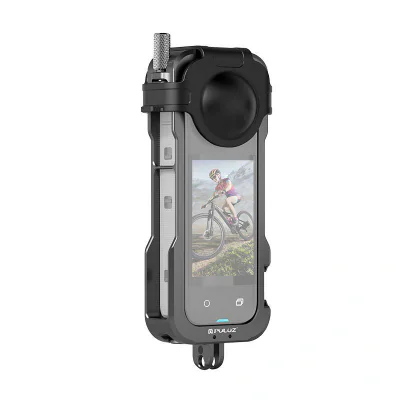 Cușcă de protecție metalică cu capac pentru obiectiv PULUZ pentru Insta360 X4