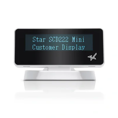 CUSTOMER DISPLAY SCD222U WHITE/ONLY FOR USE WITH MPOP