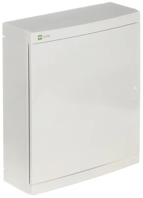 Cutie aparentă pentru telecomunicații Elektro-Plast ELEGANT-MEDIA-2X12/NT/W/EPN, oțel + plastic, pentru R-TV SAT