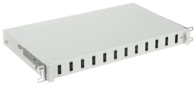 Cutie de distribuție fibră optică STALFLEX TFDP-19-1U-12D-SC-G, 19", 1 U, 12 x SC duplex
