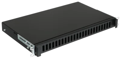 Cutie de distribuție fibră optică STALFLEX TFDP-19-1U-24D-SC-B, 19", 1 U, 24 x SC duplex