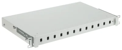 Cutie de distribuție fibră optică STALFLEX TFSP-19-1U-12S-SC-G, 19", 1 U, 12 x SC simplex