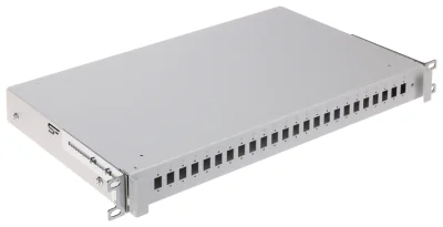 Cutie de distribuție fibră optică STALFLEX TFSP-19-1U-24S-SC-G, 19", 1 U, 24 x SC simplex