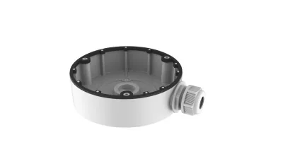 Cutie de joncțiune pentru camere dome DM8, ⌀127 x 35 mm, alb