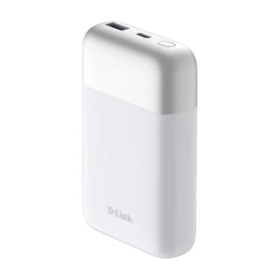 D-Link 10000mAh Power Bank, 10000 mAh, White