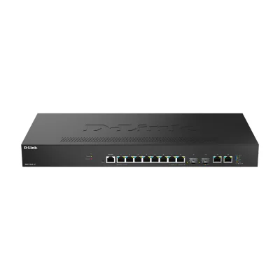 D-Link 12-Port 2.5G Multi-Gigabit Smart Managed Switch with 2 x 10GBASE-T and 2 x 10G SFP+ Ports, Managed, L2, 10G Ethernet (100/1000/10000), Rack mounting