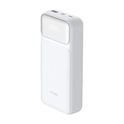 D-Link 20000mAh Power Bank, 20000 mAh, White