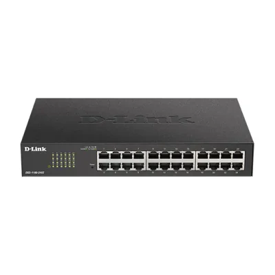 D-Link 24-Port Gigabit Smart Managed Switch, Managed, L2, Gigabit Ethernet (10/100/1000), Rack mounting, 1U