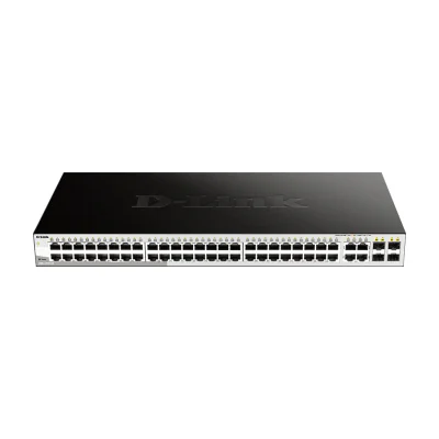 D-Link 52-Port Gigabit Smart Managed Switch including 4 x 100/1000Mbps Combo Ports, Managed, L2, Gigabit Ethernet (10/100/1000), Full duplex, Rack mounting, 1U