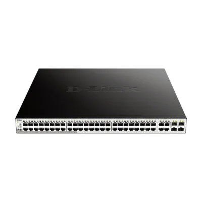 D-Link 52-Port PoE Gigabit Smart Managed Switch including 4 x 100/1000Mbps Combo Ports, Managed, L2, Gigabit Ethernet (10/100/1000), Full duplex, Rack mounting, 1U