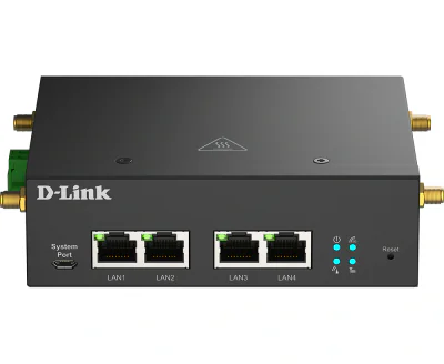 D-Link 5G Multi-Connect M2M Modem, Cellular network modem/router, Black, 10,100,1000 Mbit/s, OpenVPN WireGuard, AC, DC