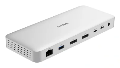 D-Link 9-in-1 USB4 Docking Station, Wired, USB4, 100 W, 10,100,1000,2500 Mbit/s, Grey, 40 Gbit/s