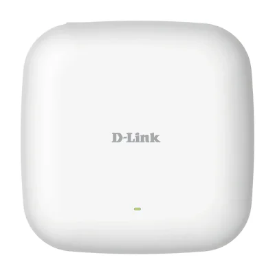 D-Link AX1800 Wi-Fi 6 Dual-Band PoE Access Point, 2.4 GHz, 5 GHz, 1800 Mbit/s, 64-bit WEP, 128-bit WEP, SSID, SSL/TLS, WPA, WPA2, WPA3, 10,100,1000 Mbit/s