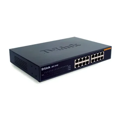 D-Link DES-1016D, Unmanaged, Full duplex