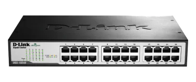 D-Link DGS-1024D, Unmanaged, Full duplex