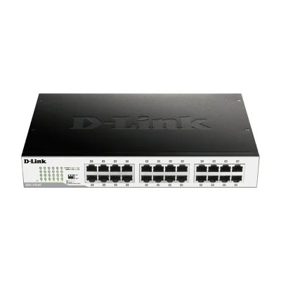 D-Link DGS-1024D, Unmanaged, Gigabit Ethernet (10/100/1000), Full duplex, Rack mounting, 1U
