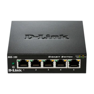 D-Link DGS-105, Unmanaged, L2, Gigabit Ethernet (10/100/1000), Full duplex, Desktop