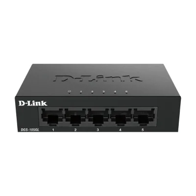 D-Link DGS-105GL/E, Unmanaged, Gigabit Ethernet (10/100/1000)